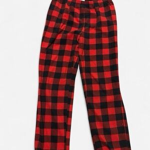 Cozy Red Plaid Pajama Pants